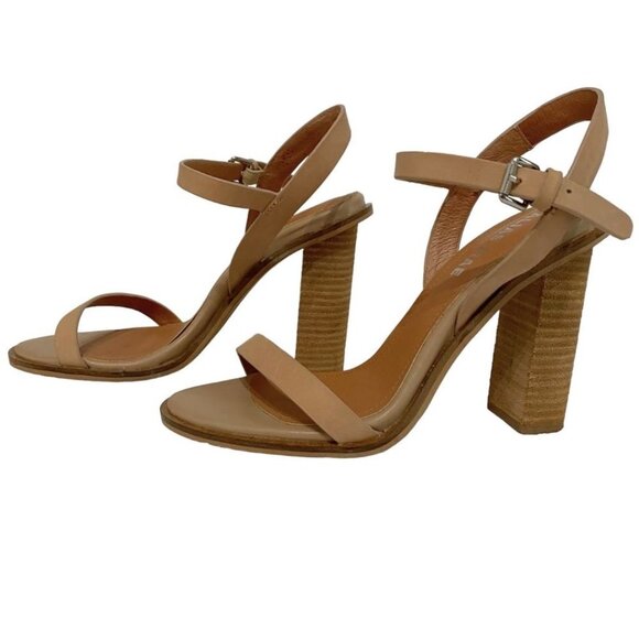 Alias Mae Nude Block Heel Sandals - Picture 1 of 9